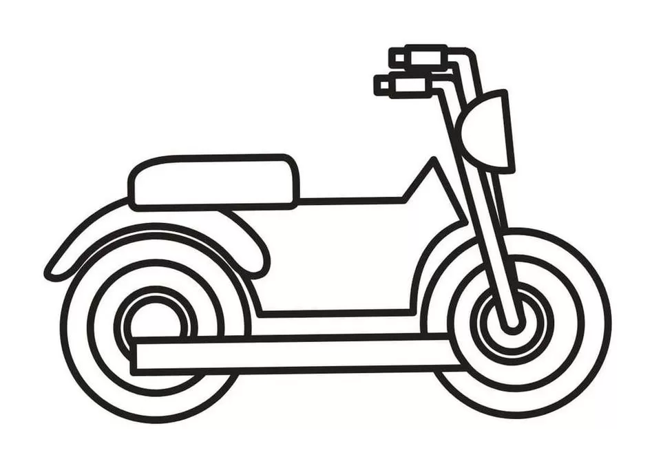 Desenho Para Colorir moto - Imagens Grátis Para Imprimir - img 9787
