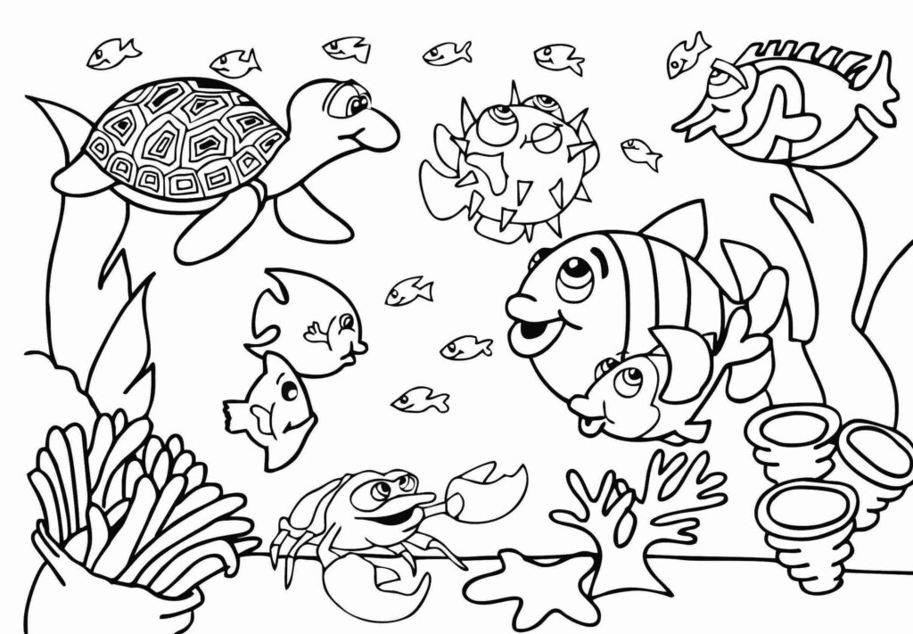 Desenhos do Fundo do Mar para colorir - Desenhos Imprimir