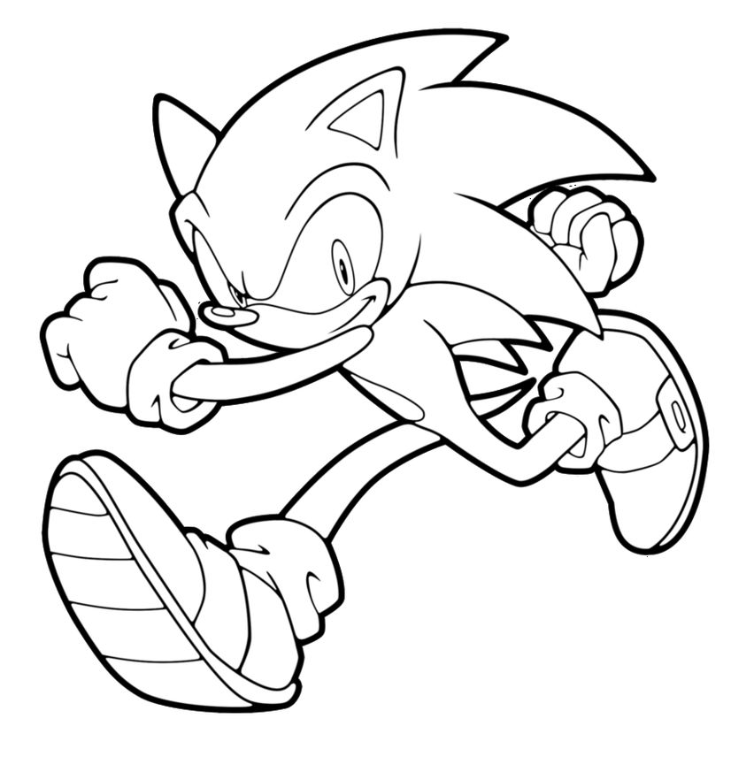 Sonic Archives - Desenhos para pintar e colorir