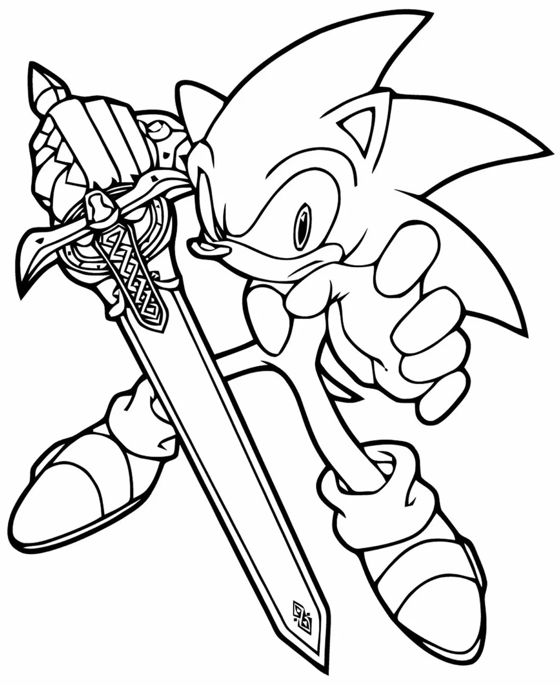 Desenhos para colorir da equipe Sonic Generations Silver The Hedgehog -  Desenhos para colorir gratuitos para impressão
