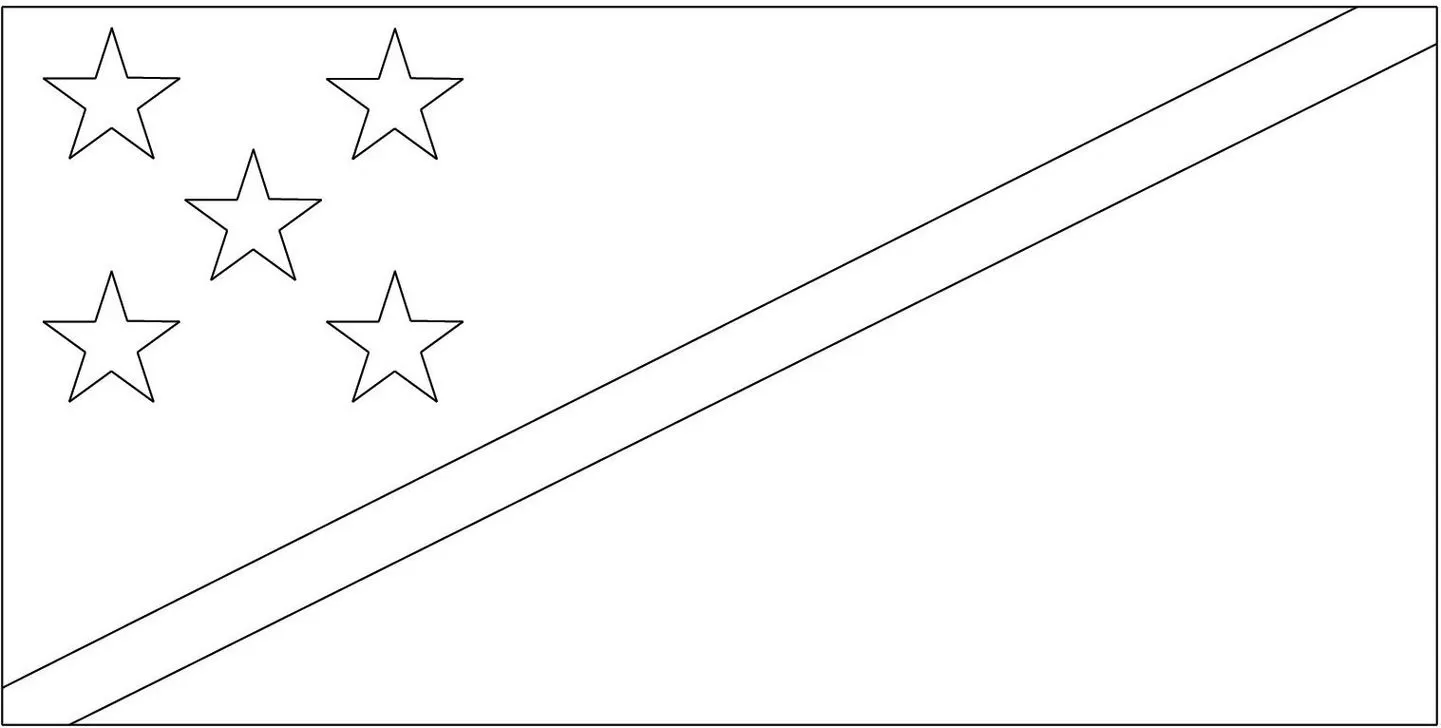 Desenhos das Bandeiras dos Países na letra I Ilhas Salomão
