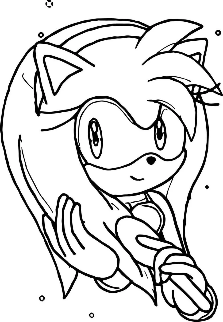 Namorada do Sonic: Amy - Sonic - Just Color Crianças : Páginas para colorir  para crianças
