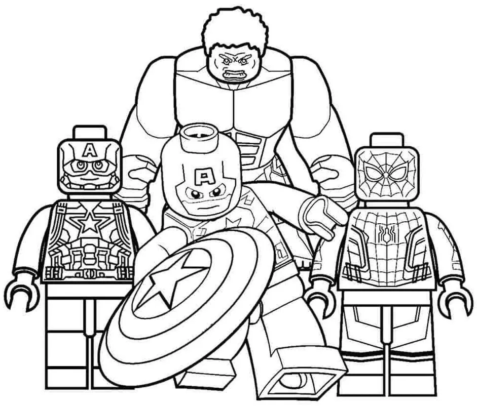 Desenhos para colorir de Lego Shock Trooper - Desenhos para colorir  gratuitos para impressão