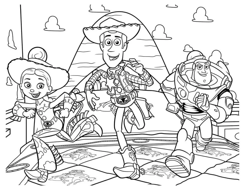 Desenhos para Colorir Toy Story