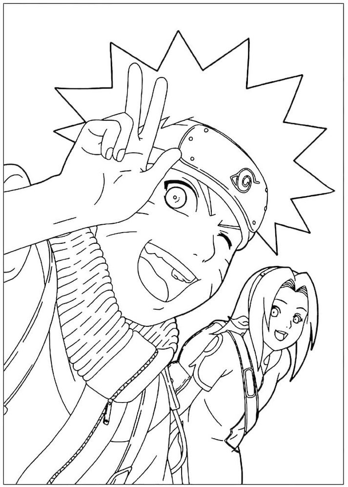 59+ Desenhos do Anime Naruto para Imprimir/Pintar